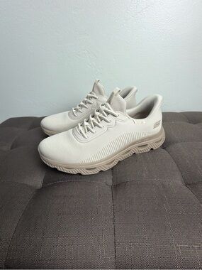 Skechers Slip-Ins Arc Waves Hands Free Sneakers Memory Foam Women’s 9.5